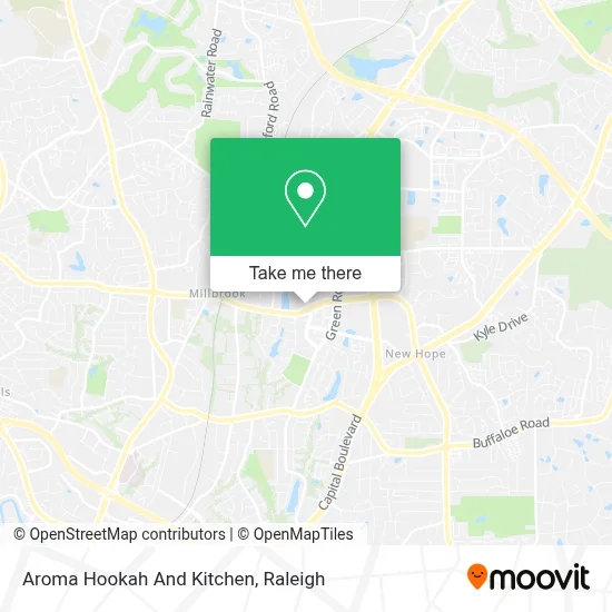 Aroma Hookah And Kitchen map