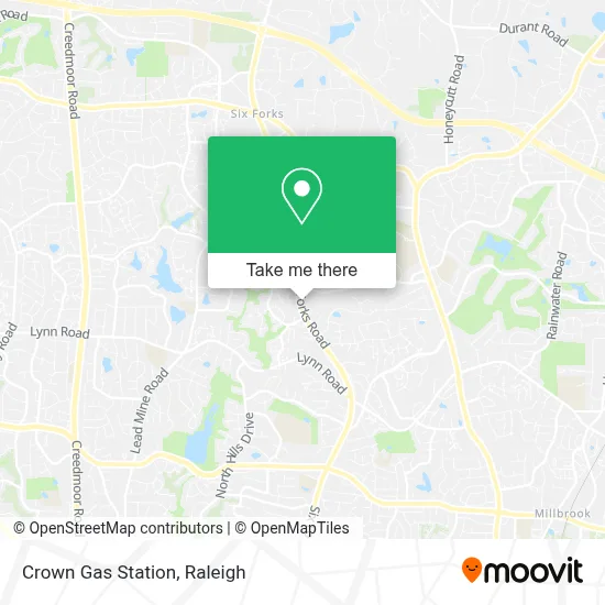 Crown Gas Station map
