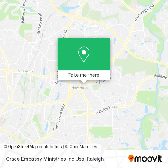 Grace Embassy Ministries Inc Usa map