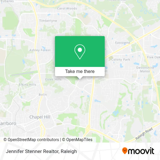 Jennifer Stenner Realtor map