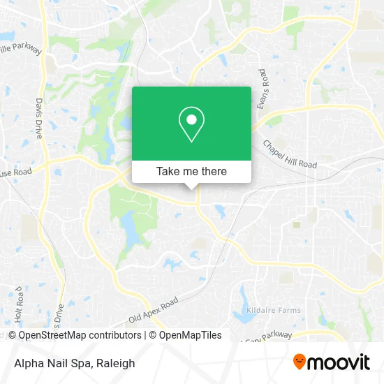 Alpha Nail Spa map