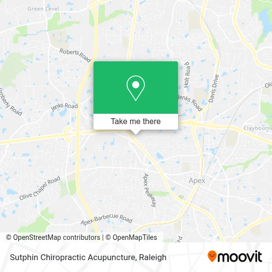 Sutphin Chiropractic Acupuncture map