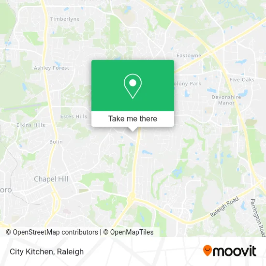 City Kitchen map