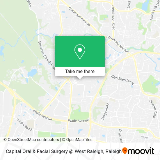 Capital Oral & Facial Surgery @ West Raleigh map