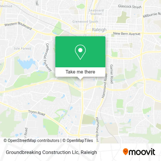 Groundbreaking Construction Llc map