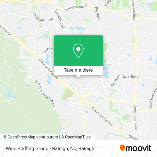 Wise Staffing Group - Raleigh, Nc map