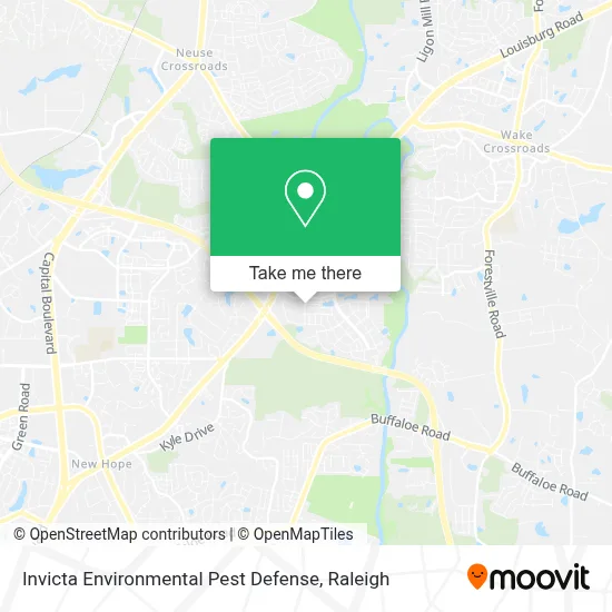 Invicta Environmental Pest Defense map