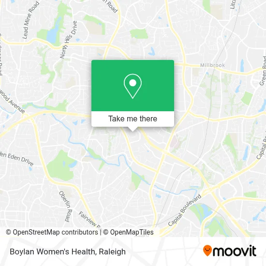 Boylan Women's Health map