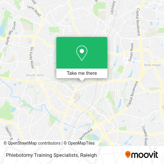 Phlebotomy Training Specialists map