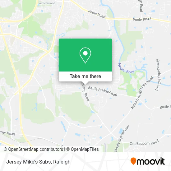 Jersey Mike's Subs map