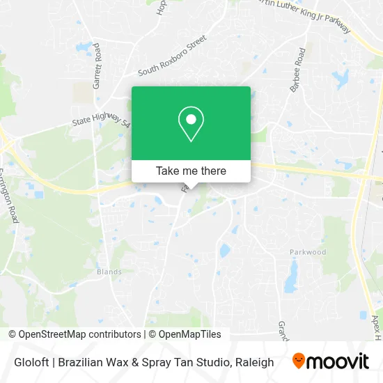 Gloloft | Brazilian Wax & Spray Tan Studio map