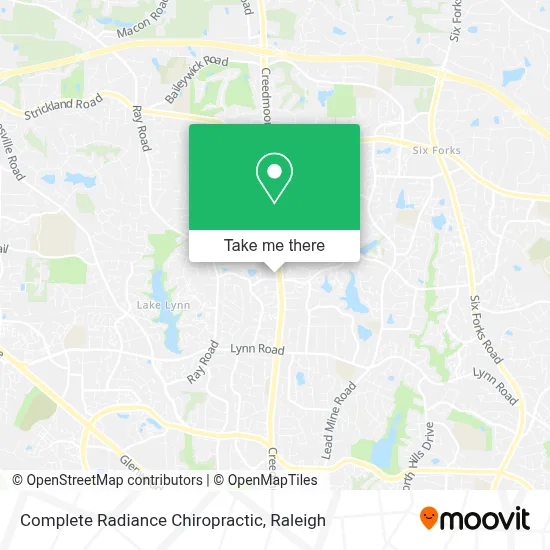 Complete Radiance Chiropractic map