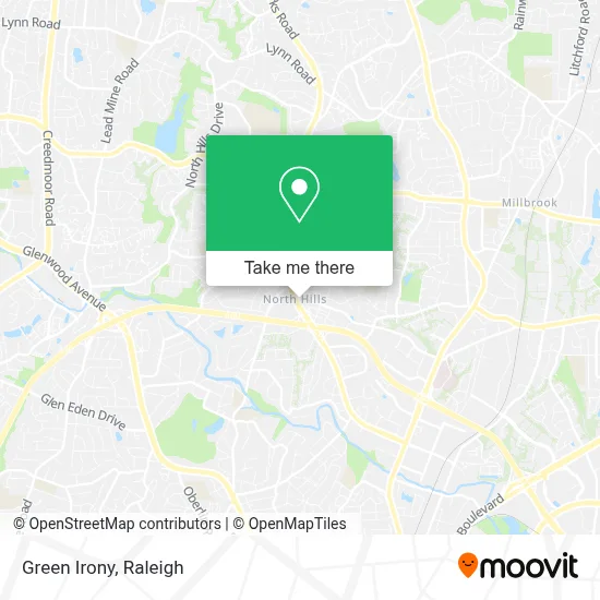 Green Irony map
