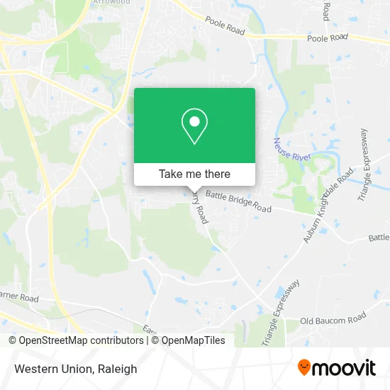 Western Union map