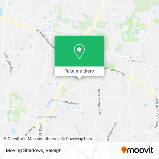 Moving Shadows map