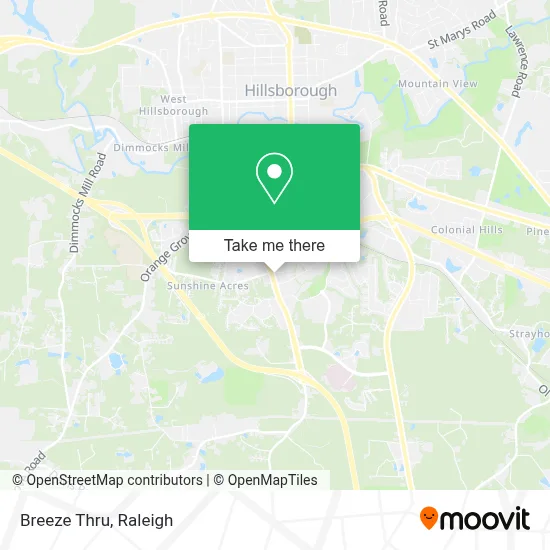 Breeze Thru map