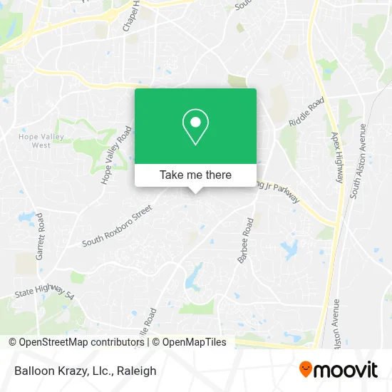 Balloon Krazy, Llc. map