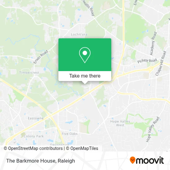 The Barkmore House map