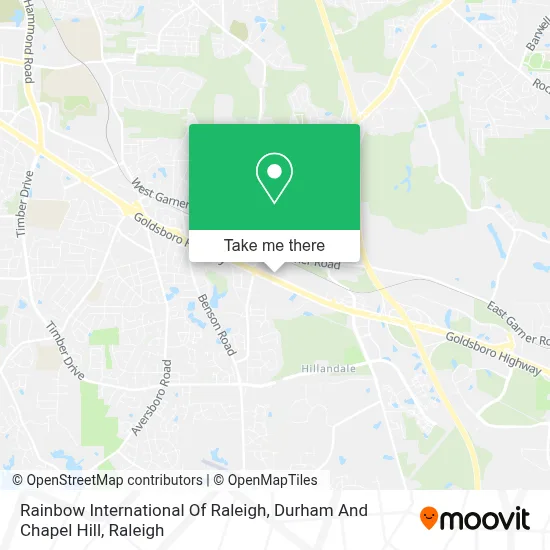 Rainbow International Of Raleigh, Durham And Chapel Hill map