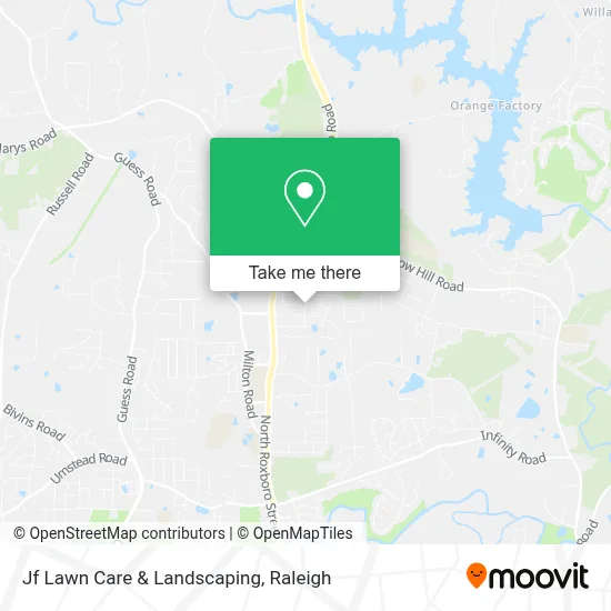 Jf Lawn Care & Landscaping map
