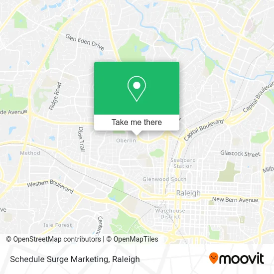 Schedule Surge Marketing map