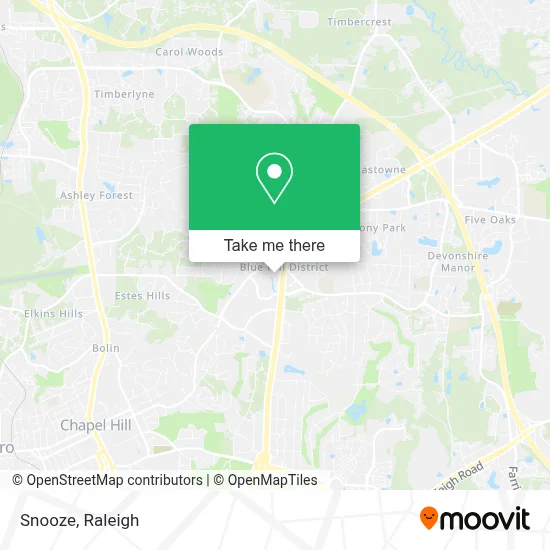 Snooze map