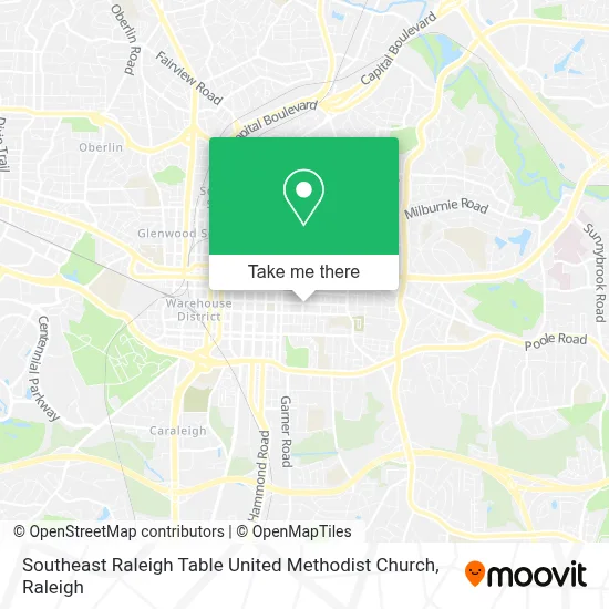 Southeast Raleigh Table United Methodist Church map