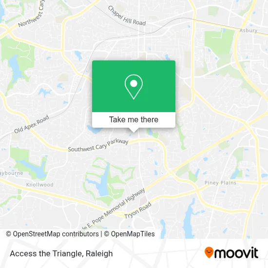 Access the Triangle map