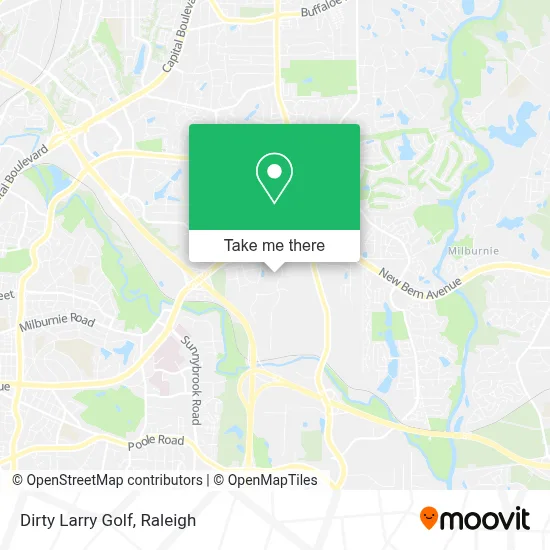 Dirty Larry Golf map
