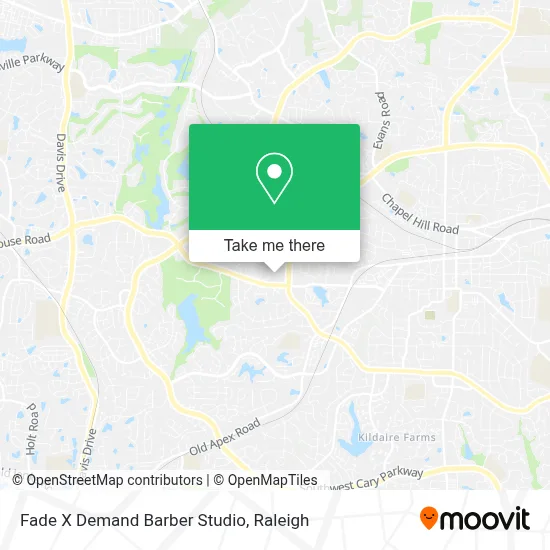 Fade X Demand Barber Studio map