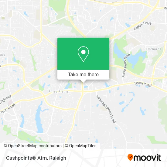 Cashpoints® Atm map