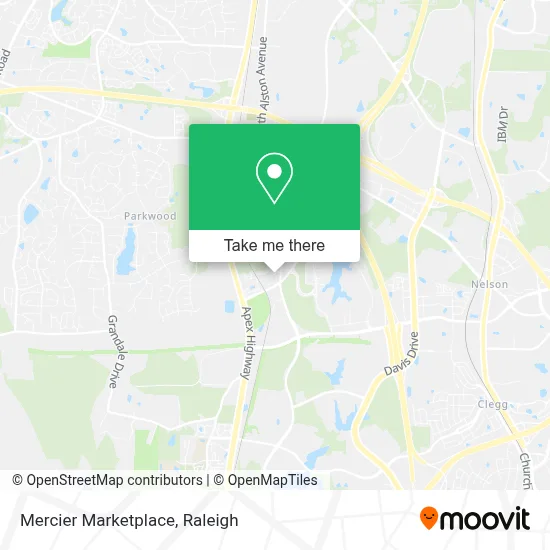 Mercier Marketplace map