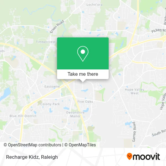 Recharge Kidz map