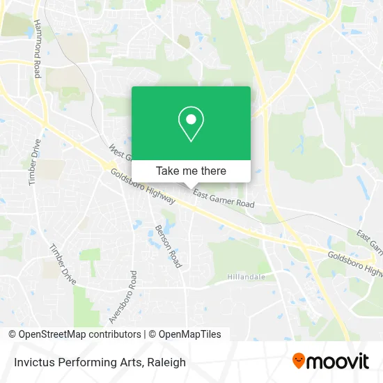 Invictus Performing Arts map