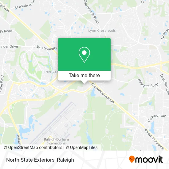 North State Exteriors map