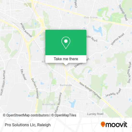 Pro Solutions Llc map