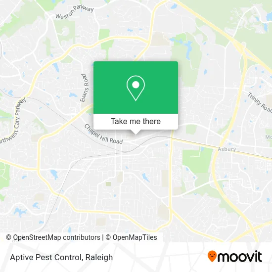 Aptive Pest Control map
