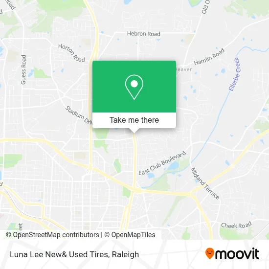 Luna Lee New& Used Tires map