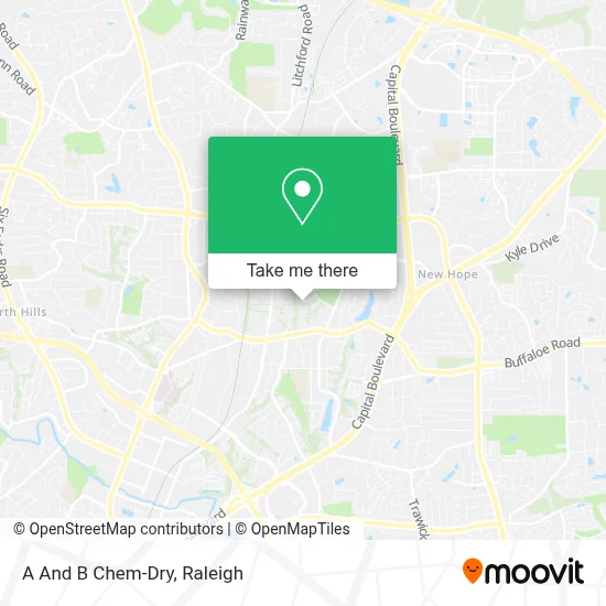 A And B Chem-Dry map