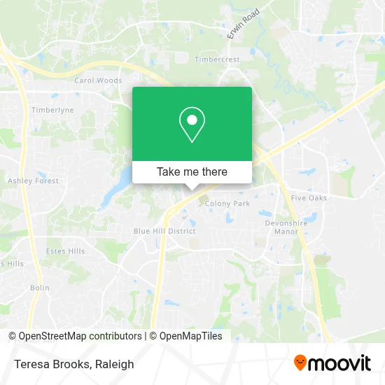 Teresa Brooks map
