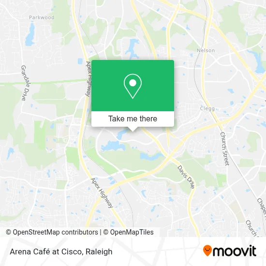 Arena Café at Cisco map