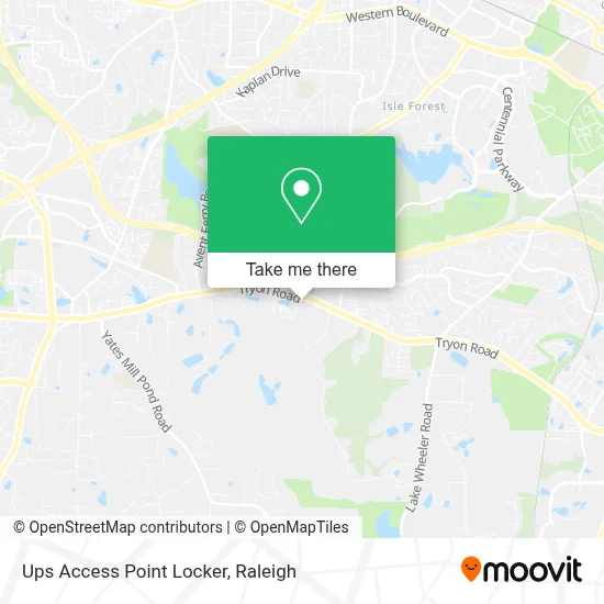 Ups Access Point Locker map