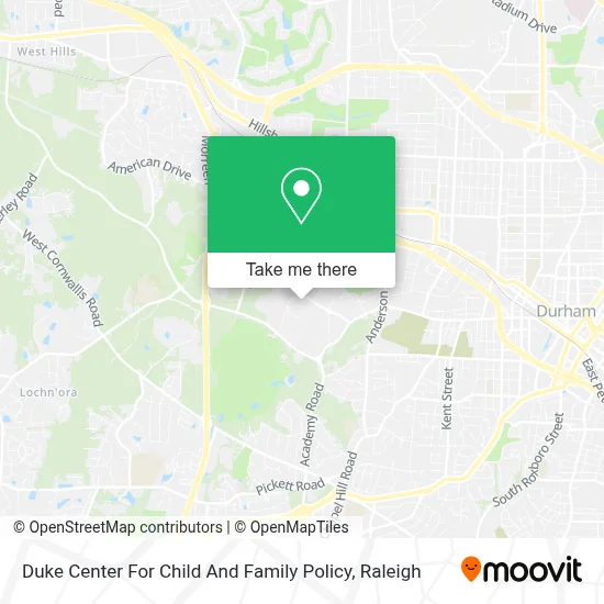 Duke Center For Child And Family Policy map