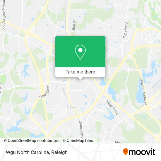 Wgu North Carolina map