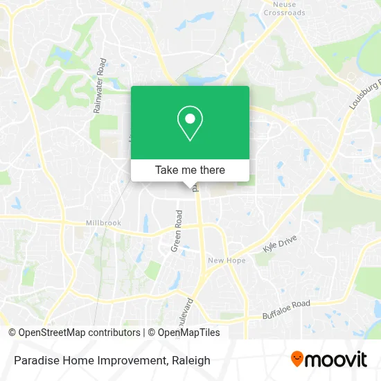 Paradise Home Improvement map