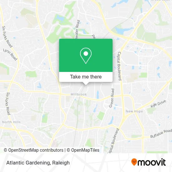 Atlantic Gardening map