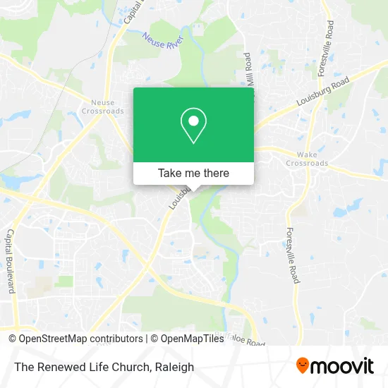 The Renewed Life Church map