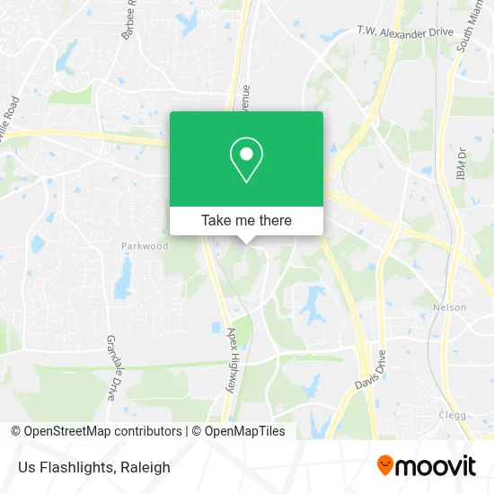 Us Flashlights map