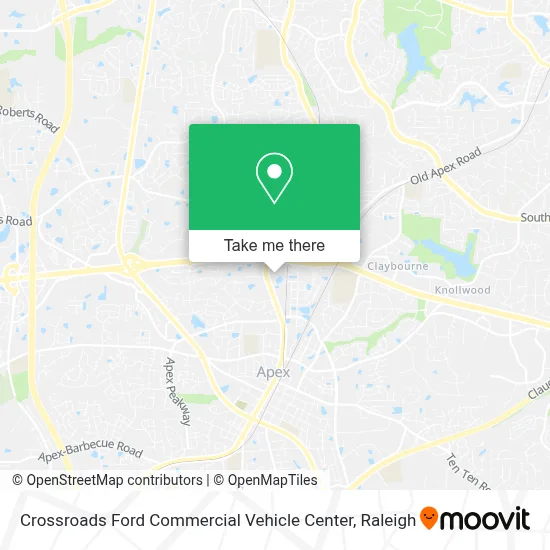 Crossroads Ford Commercial Vehicle Center map