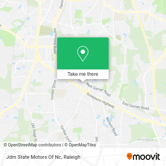 Jdm State Motors Of Nc map